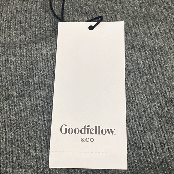 Men's Standard Fit Crewneck Pullover Sweater Goodfellow & Co™Green/Grey Size XXL - Picture 7 of 7